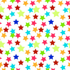 Seamless pattern stars Vector illustration.
