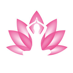 meditation rosa lilie © krissikunterbunt