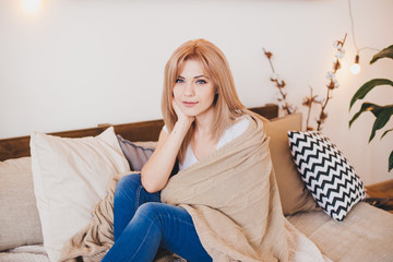 Portrait of a girl smile emotion