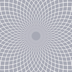 Rotation circular lines pattern.