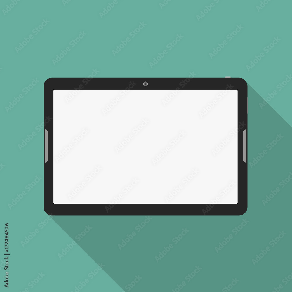 Canvas Prints tablet computer. vector illustration.