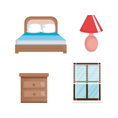 bed room set icons