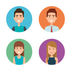 young people group avatars