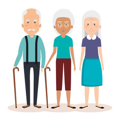 grandparents group avatars characters