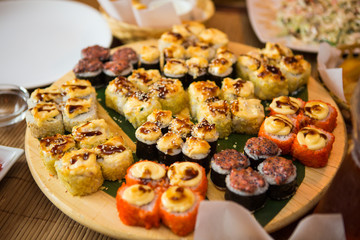 snacks and meals on the table