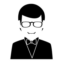 elegant businessman avatar character