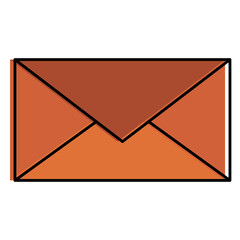 envelope mail isolated icon
