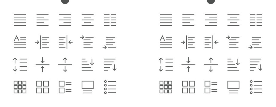 Edit text Pixel Perfect Well-crafted Vector Thin Line Icons 48x48 Ready for 24x24 Grid for Web Graphics and Apps with Editable Stroke. Simple Minimal Pictogram