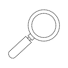 magnifying glass isolated icon