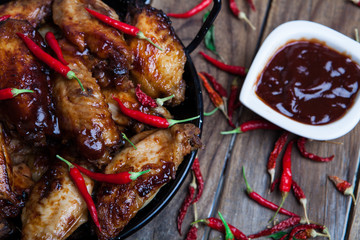 Bufalo style chicken wings