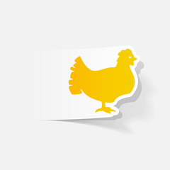 realistic design element: chicken