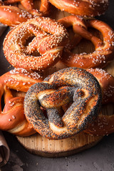 German Pretzel called Brezel. Oktoberfest.