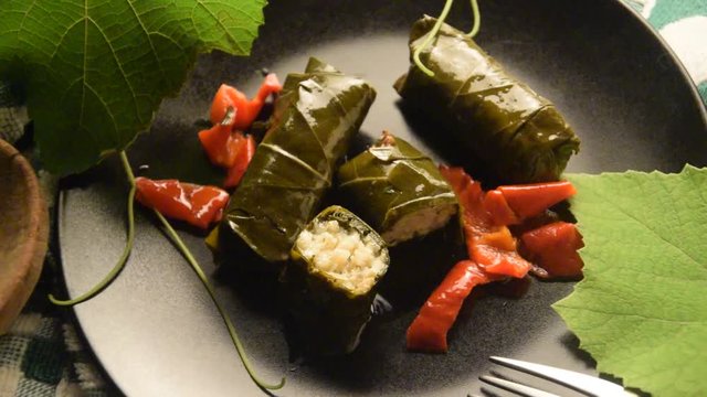 Folhas de videira com arroz Vine leaves stuffed with rice Foglie di video ripiene con riso Cuisine Hojas de vid rellenas de Cocina Weinreben gef&uuml;llt mit Reis Cucina Vite &alpha;&mu;&pi;&epsilon;&lambda;ό&phi;&upsilon;&lambda;&lambda;&alpha; &gamma;&epsilon;&mu;&iota;&sigma;&mu;έ&nu;&alpha; &mu;&epsilon; &rho;ύ&zeta;&iota; 