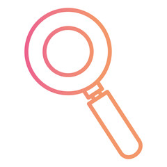 magnifying glass isolated icon