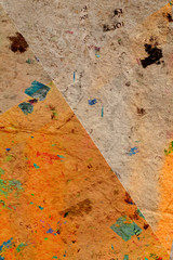 old recycled paper texture and colorful collage design - textured background
Vintage graphic...