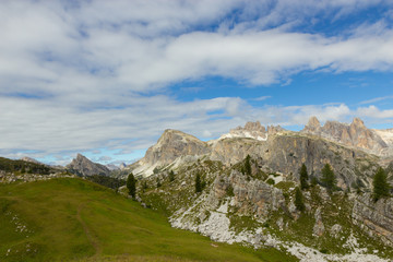 Fototapeta na wymiar beautiful view of Dolomites Alps, Italy