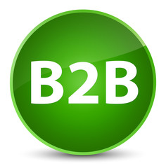 B2b elegant green round button