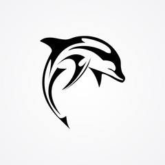 dolphin vector logo