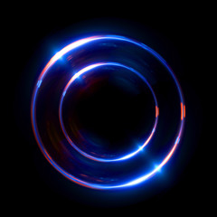 Abstract background. luminous swirling. Elegant glowing circle. Big data cloud. Light ring..Sparking particle. Space tunnel. Colorful ellipse. Glint sphere. Bright border. Magic portal. Energy ball.