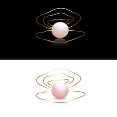 Abstract Jewelry Pearl Logo Design