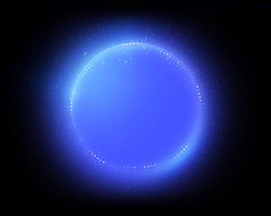 Abstract background. luminous swirling. Elegant glowing circle. Big data cloud. Light ring..Sparking particle. Space tunnel. Colorful ellipse. Glint sphere. Bright border. Magic portal. Energy ball.