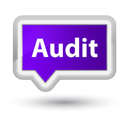 Audit prime purple banner button