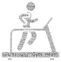 Gym Word Art