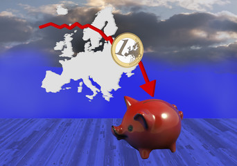 Euro, EU, Brexit, Banken, Zinsen, Sparen, Wirtschaft, Geldmarkt-Entwicklung, Symbolfoto