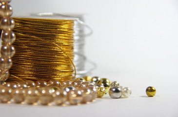 ASSORTED BEARINGS FOR BIJOUTERIE WOOD GLASS WOOD STONE PEARLS