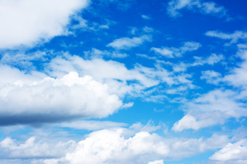 blue sky with cloud