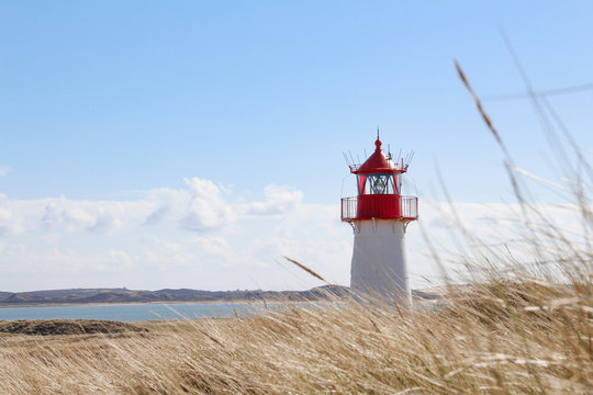 Deutschland, Schleswig-Holstein, Sylt, List, Leuchtturm am Ellenbogen