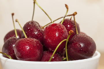 Red ripe cherry