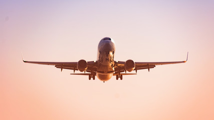 passenger plane taking off composition photography