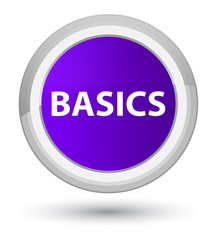 Basics prime purple round button