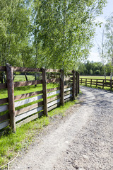 Fototapeta premium Wooden fence