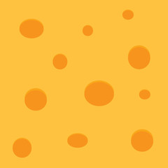 yellow cheese texture or background- vector illustration