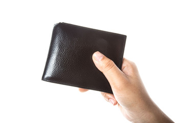 a wallet on the hand