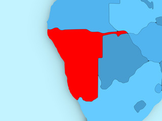 Fototapeta premium Map of Namibia