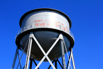 Water Tower at Alcatraz Island Federal Penitentiary