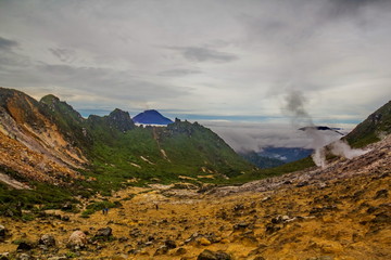 Top of Mount Sibayak, Indonesia