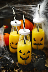Orange coctail for fall and halloween parties