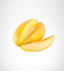 mango or yellow mango on a background.