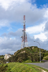 Antenna in Mount Victoria in Wellington, New Zealand