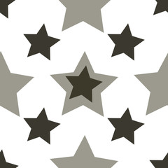 Star seamless pattern. Chaotic elements. Abstract geometric shape texture. Effect of sky. Design template for wallpaper,wrapping, textile. Vector Illustration