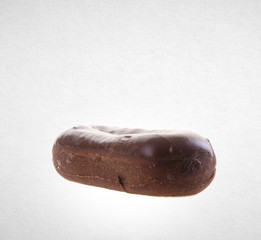 donut or chocolate donut on a background.