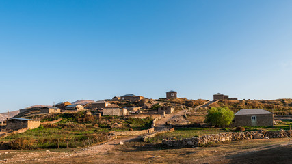 High mountain village Gryz in Azerbaijan