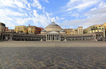 Fototapeta na wymiar Piazza del Plebiscito