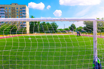 Fototapeta premium The Soccer Football field