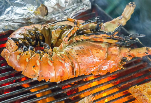 Lobster seafood omar cuisine