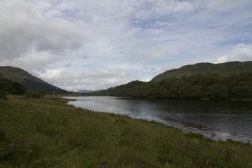 Fototapeta na wymiar Fluss im Schottischen Hochland